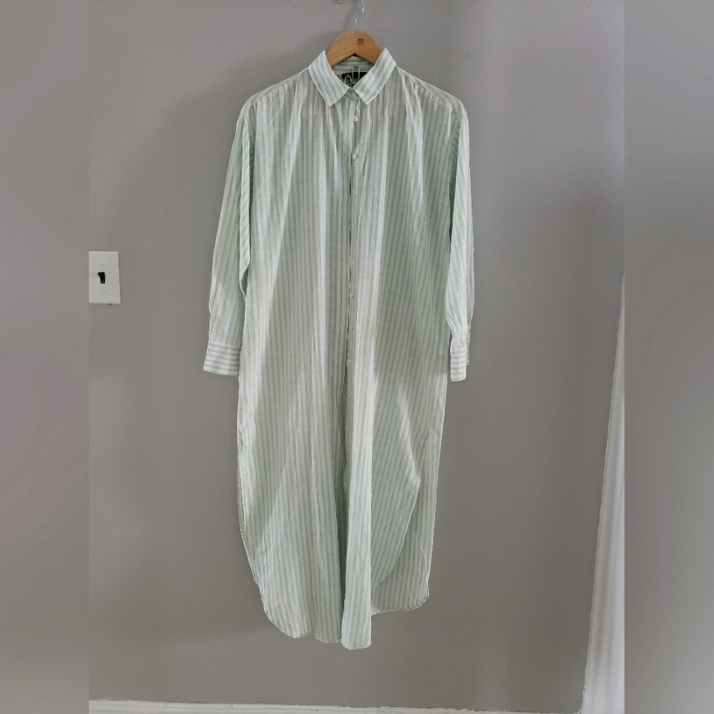 LCWaikiki midi shirt dress button down xs-s